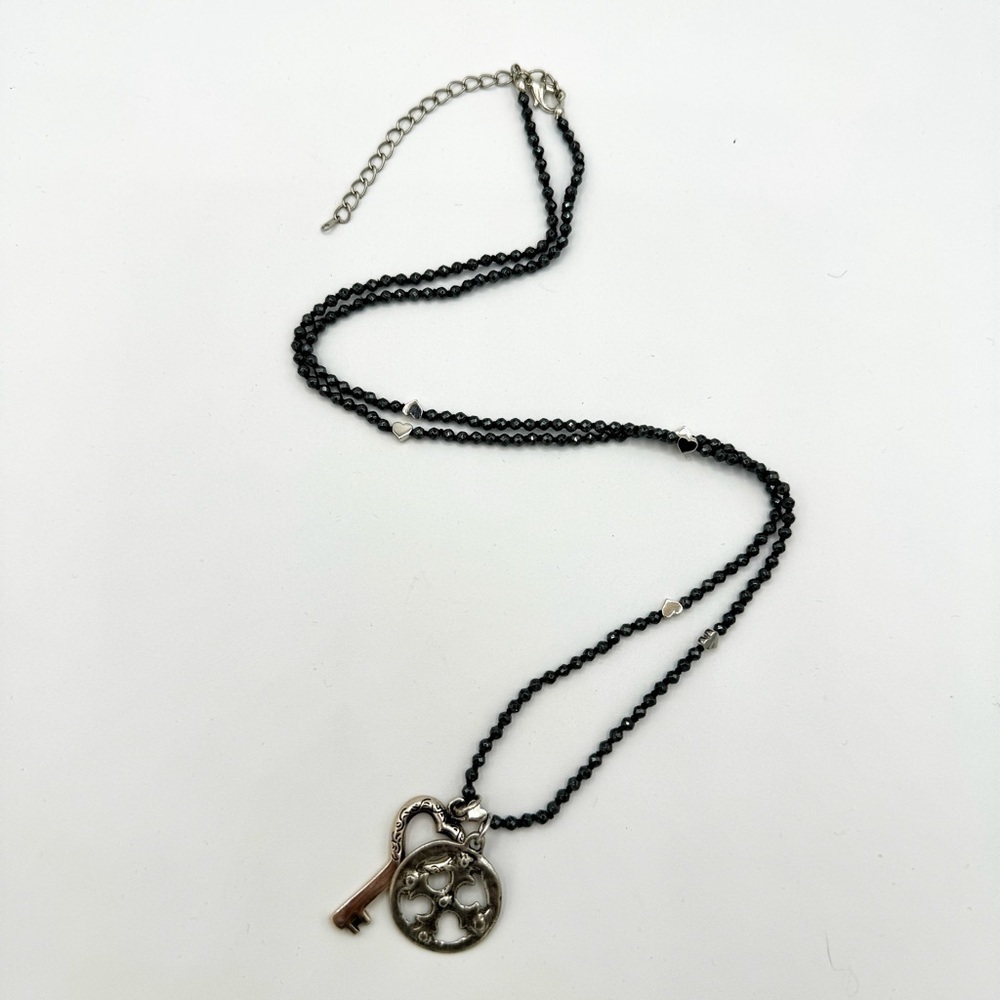 Sterling silver key pendant